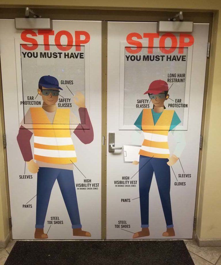 Vinyl Door & Window Graphics