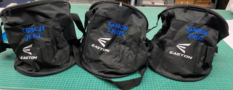 Custom Embroidered Baseball Softball Bucket Bag