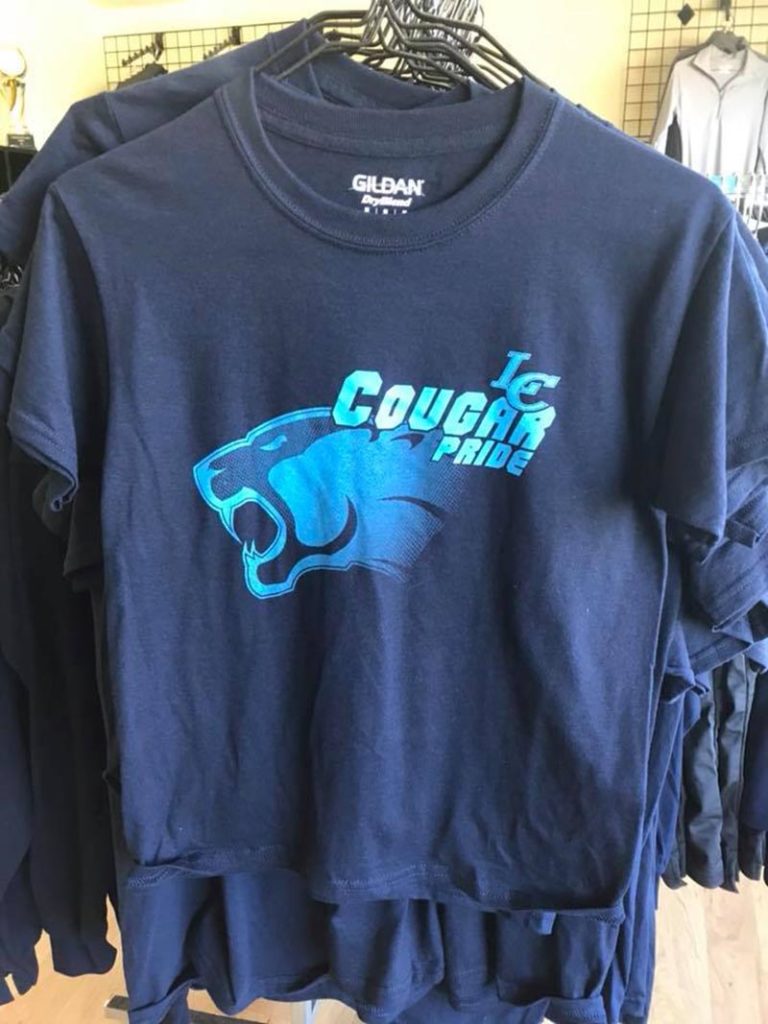 LC Pride custom school apparel and t-shirt printing by Gerald Printing